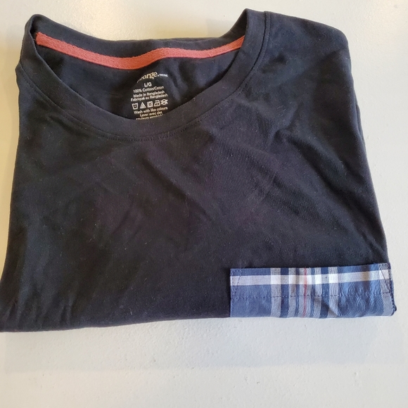 Mens Plaid Pocket Tshirt - Picture 2 of 2